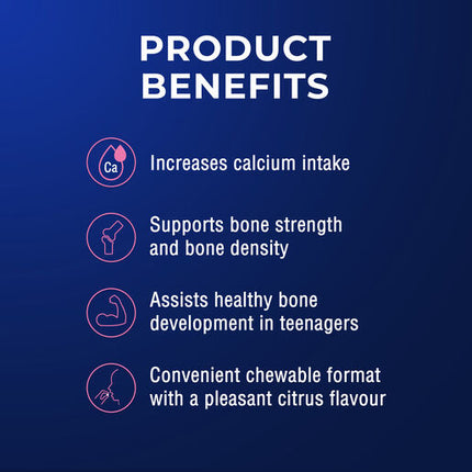 Ostelin Calcium & Vitamin D3 Chewable 60 Tablets