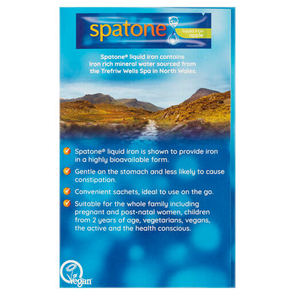 Spatone Liquid Iron Supplement Apple 28 Sachets