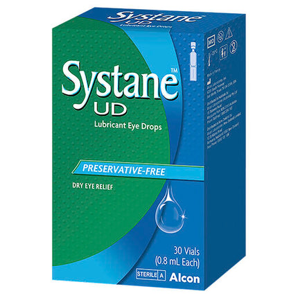 Systane Lubricant Eye Drops 0.8 mL x 30 Vials