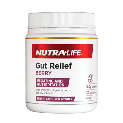 Nutra-Life Gut Relief Powder Berry 180g