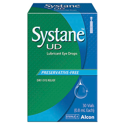 Systane Lubricant Eye Drops 0.8 mL x 30 Vials