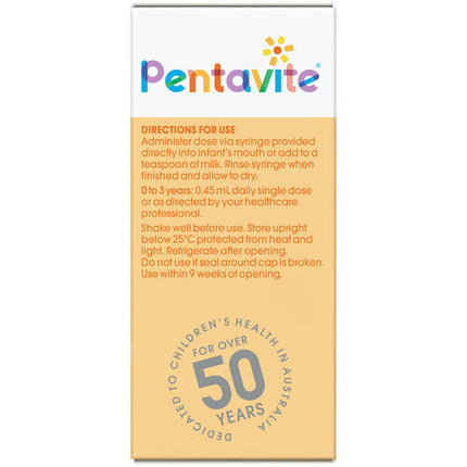 Pentavite Multivitamin Liquid For Infants 30ml