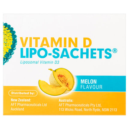 Lipo-Sachets Vitamin D Melon 5g 30 Sachets