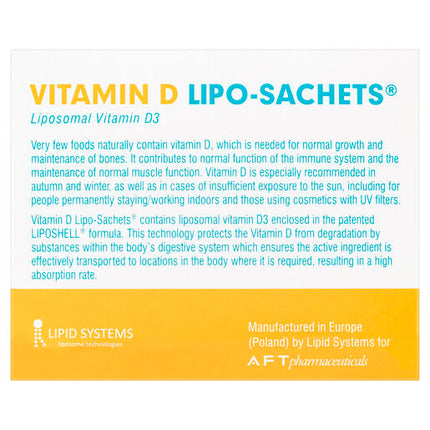 Lipo-Sachets Vitamin D Melon 5g 30 Sachets