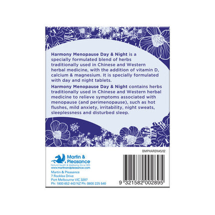 Harmony Menopause Day & Night 45 Tablets