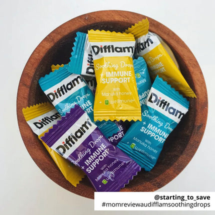 Difflam Soothing Drops + Immune Support Eucalyptus Menthol 20 Drops