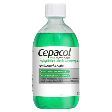 Cepacol Antibacterial Mint Mouthwash 500ml