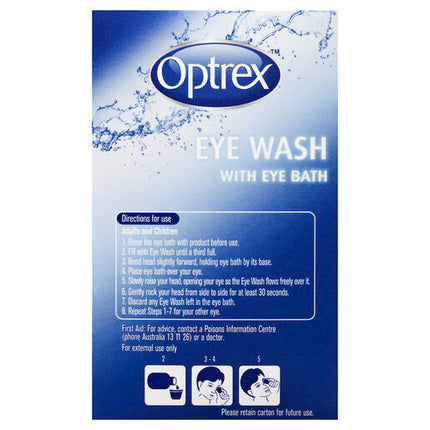 Optrex Eye Wash with Eye Bath 110mL