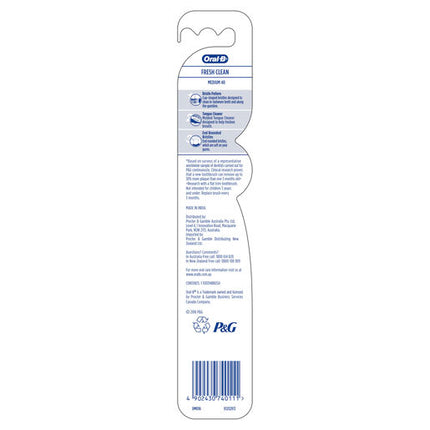 Oral B Toothbrush All Rounder Fresh Clean 40 Medium