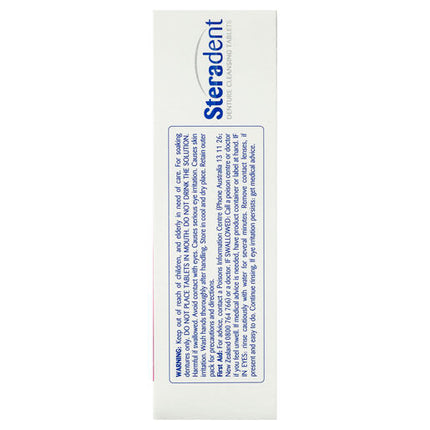 Steradent Extra Strength Whitening Tablets 48 Pack