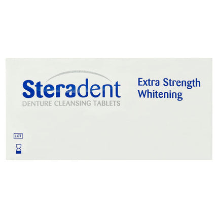 Steradent Extra Strength Whitening Tablets 48 Pack