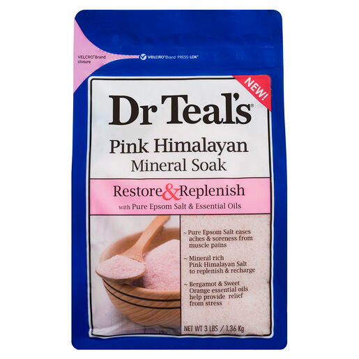 Dr Teal's Epsom Salt Pink Himalayan Mineral Soak 1.36kg