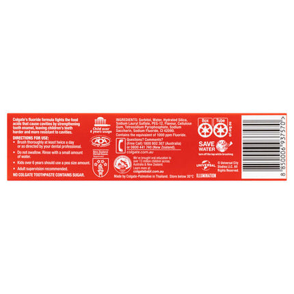 Colgate Kids Minions Toothpaste 6+ Years Mild Mint Gel 90g