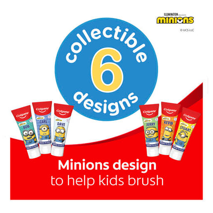 Colgate Kids Minions Toothpaste 6+ Years Mild Mint Gel 90g