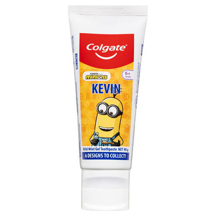 Colgate Kids Minions Toothpaste 6+ Years Mild Mint Gel 90g