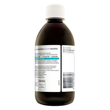 Difflam Sore Throat Gargle & Mouth Solution Anti-Inflammatory 500mL