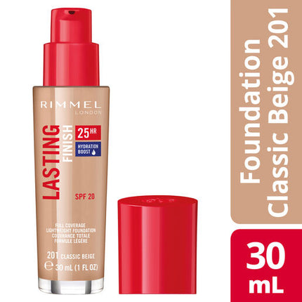 Rimmel Lasting Finish Foundation 25HR 201 Classic Beige