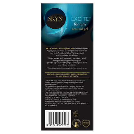 Skyn Excite For Him Arousal Gel 15ml