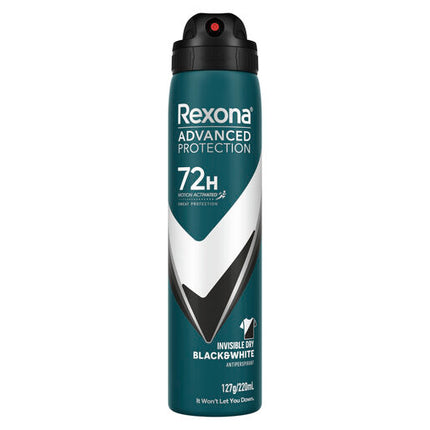 Rexona Men Antiperspirant Invisible Black & White 220mL