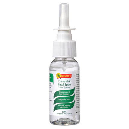 Bosisto's Eucalyptus Saline Nasal Spray 50mL