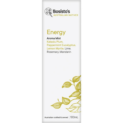 Bosisto's Native Energy Aroma Mist 100mL