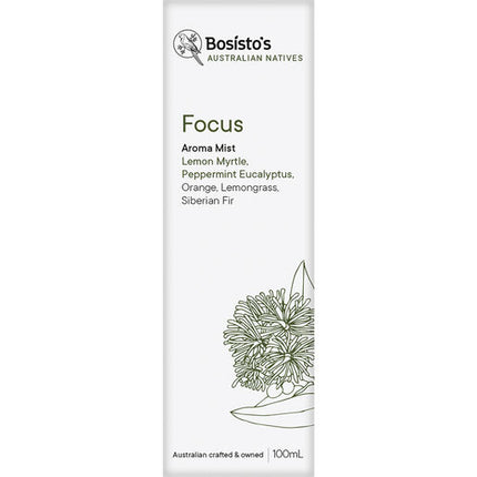 Bosisto's Native Focus Aroma Mist 100mL