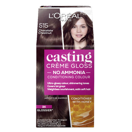 L'Oreal Casting Creme Gloss Semi-Permanent Hair Colour 515 Iced Chocolate
