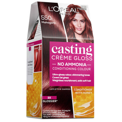 L'Oreal Casting Creme Gloss Semi-Permanent Hair Colour 550 Mahogany