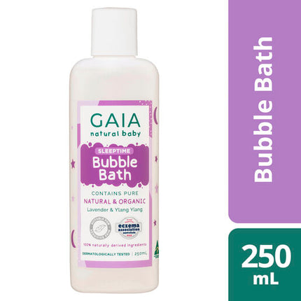 Gaia Natural Baby Bubble Bath Sleeptime 250ml