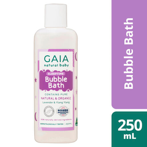 Gaia Natural Baby Bubble Bath Sleeptime 250ml