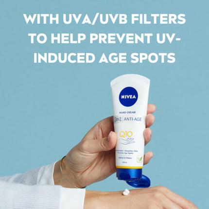 Nivea Q10 3-in-1 Anti-age Hand Cream with UV Filters 100ml
