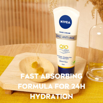 Nivea Q10 3-in-1 Anti-age Hand Cream with UV Filters 100ml
