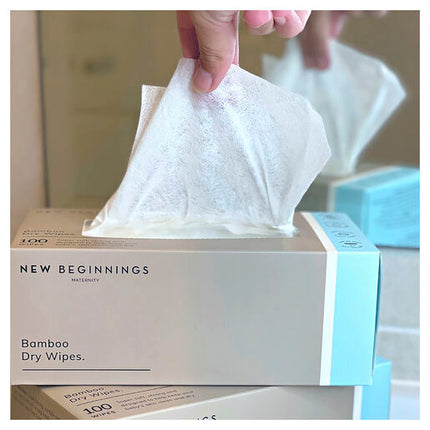 New Beginnings Dry Wipes 100 Pack