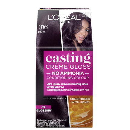 L'Oreal Casting Creme Gloss Semi-Permanent Hair Colour 316 Prune