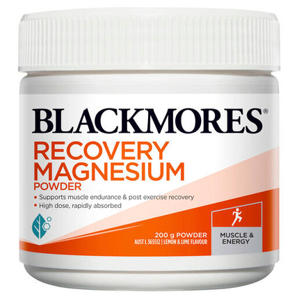 Blackmores Recovery Magnesium Muscle Health Vitamin Powder 200g