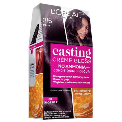 L'Oreal Casting Creme Gloss Semi-Permanent Hair Colour 316 Prune