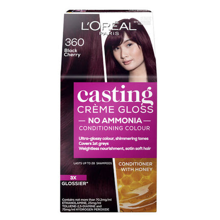 L'Oreal Casting Creme Gloss Semi-Permanent Hair Colour 360 Black Cherry