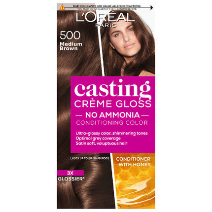 L'Oreal Casting Creme Gloss Semi-Permanent Hair Colour 500 Light Brown