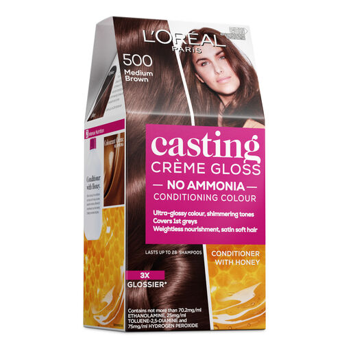 L'Oreal Casting Creme Gloss Semi-Permanent Hair Colour 500 Light Brown