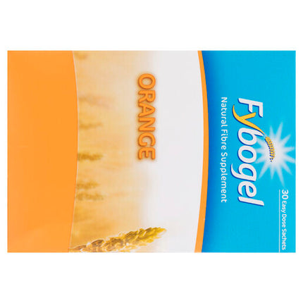 Fybogel Fibre Constipation Relief Supplement Sachets Orange 30 pack