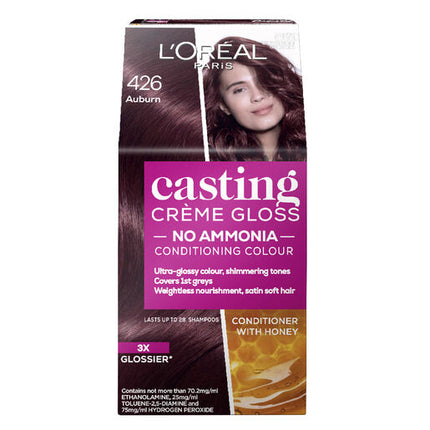 L'Oreal Casting Creme Gloss Semi-Permanent Hair Colour 426 Auburn