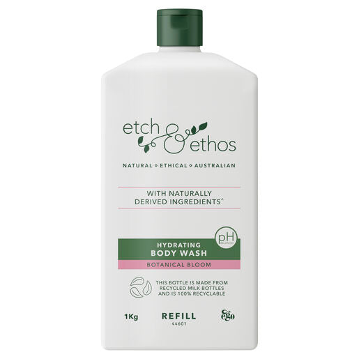 Etch & Ethos Hydrating Botanical Bloom Body Wash 1kg Refill