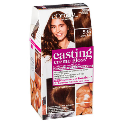 L'Oreal Casting Creme Gloss Semi-Permanent Hair Colour 535 Chocolate