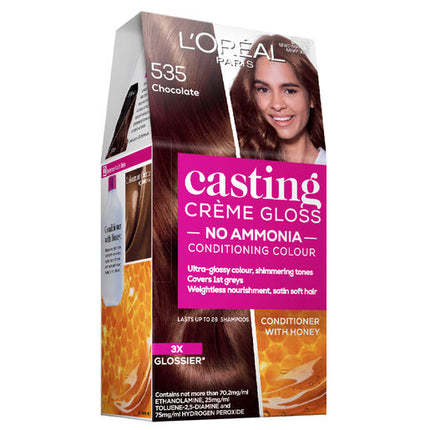 L'Oreal Casting Creme Gloss Semi-Permanent Hair Colour 535 Chocolate