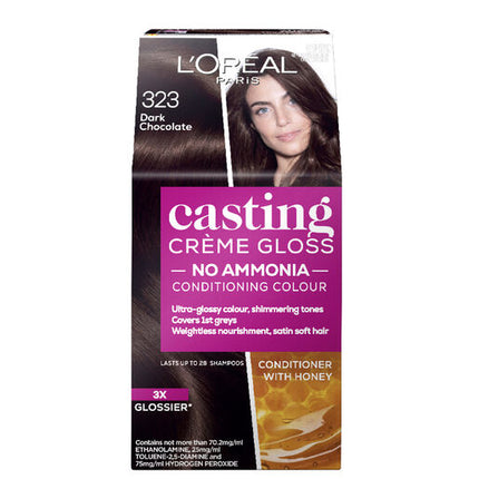 L'Oreal Casting Creme Gloss Semi-Permanent Hair Colour 323 Dark Chocolate