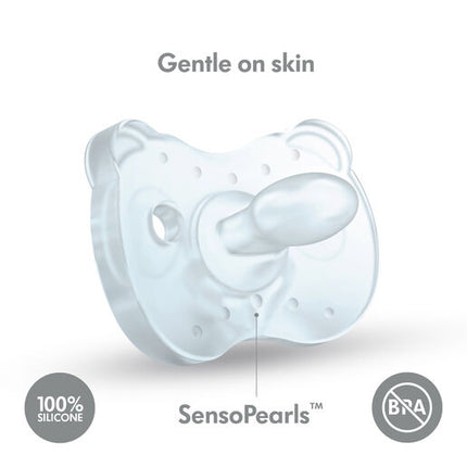 Medela Soft Silicone Duo Boy Blue Soothers 6-18 Months