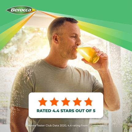 Berocca Energy Mango & Orange Effervescent Tablets 15 Pack