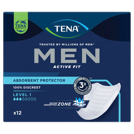Tena Men Absorbent Protector Level 1 12 Pack
