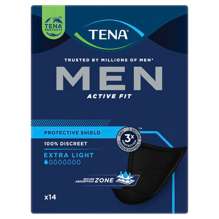 Tena Men Protective Shield Extra Light 14 Pack