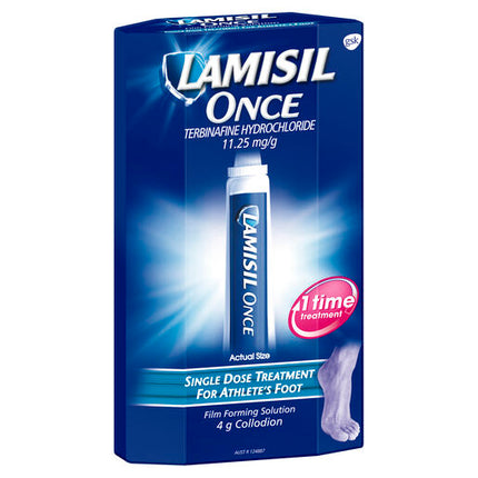 Lamisil Once Film Forming Solution, For Athlete's Foot, 4g